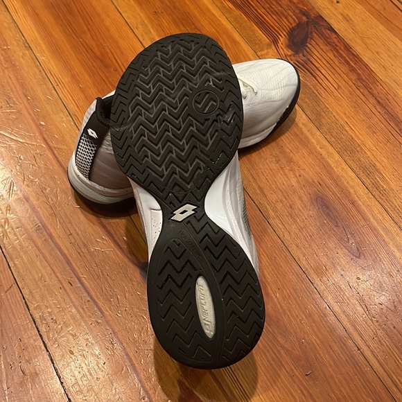 Lotto Men's Mirage 300 Speed Tennis Shoes All White and All Black Sz9.5 - Picture 4 of 5